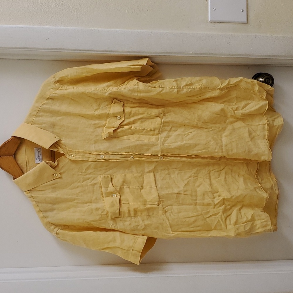 Vintage Alexander mens button up short sleeve shirt Size M